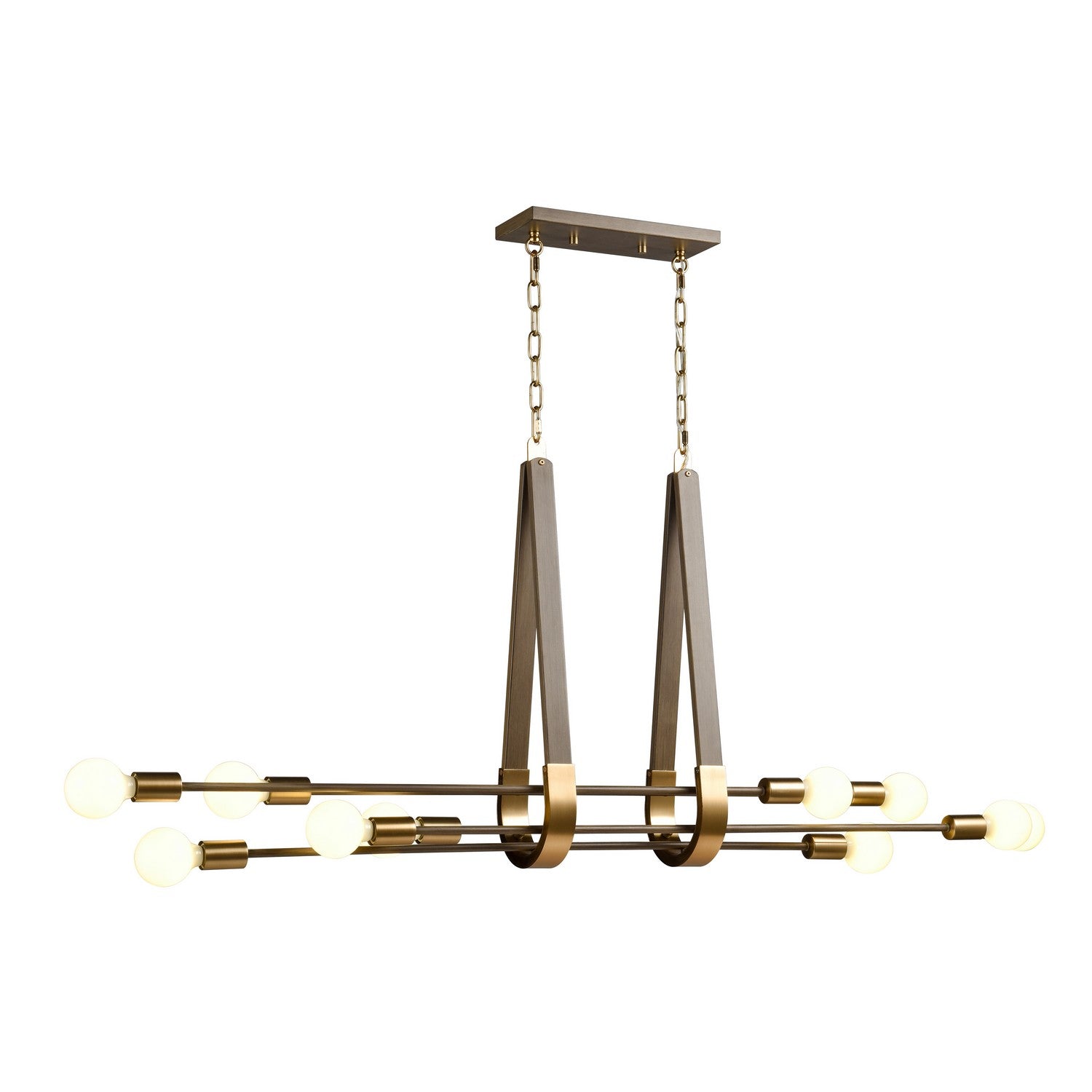 ELK Home - 69326/10 - Ten Light Linear Chandelier - Sabine - Pecan