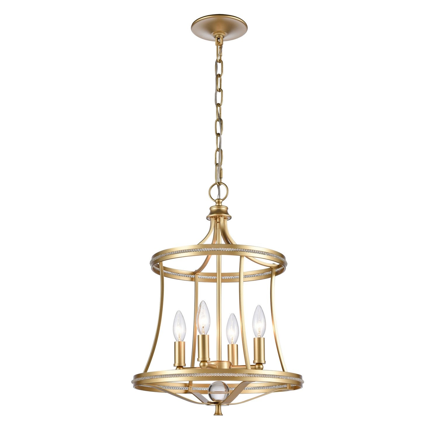 ELK Home - 69484/4 - Four Light Pendant - Noura - Champagne Gold