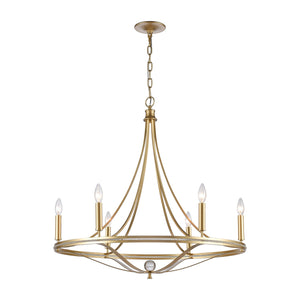 ELK Home - 69485/6 - Six Light Chandelier - Noura - Champagne Gold