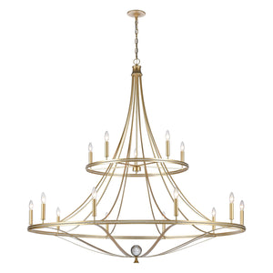 ELK Home - 69489/10+5 - 15 Light Chandelier - Noura - Champagne Gold