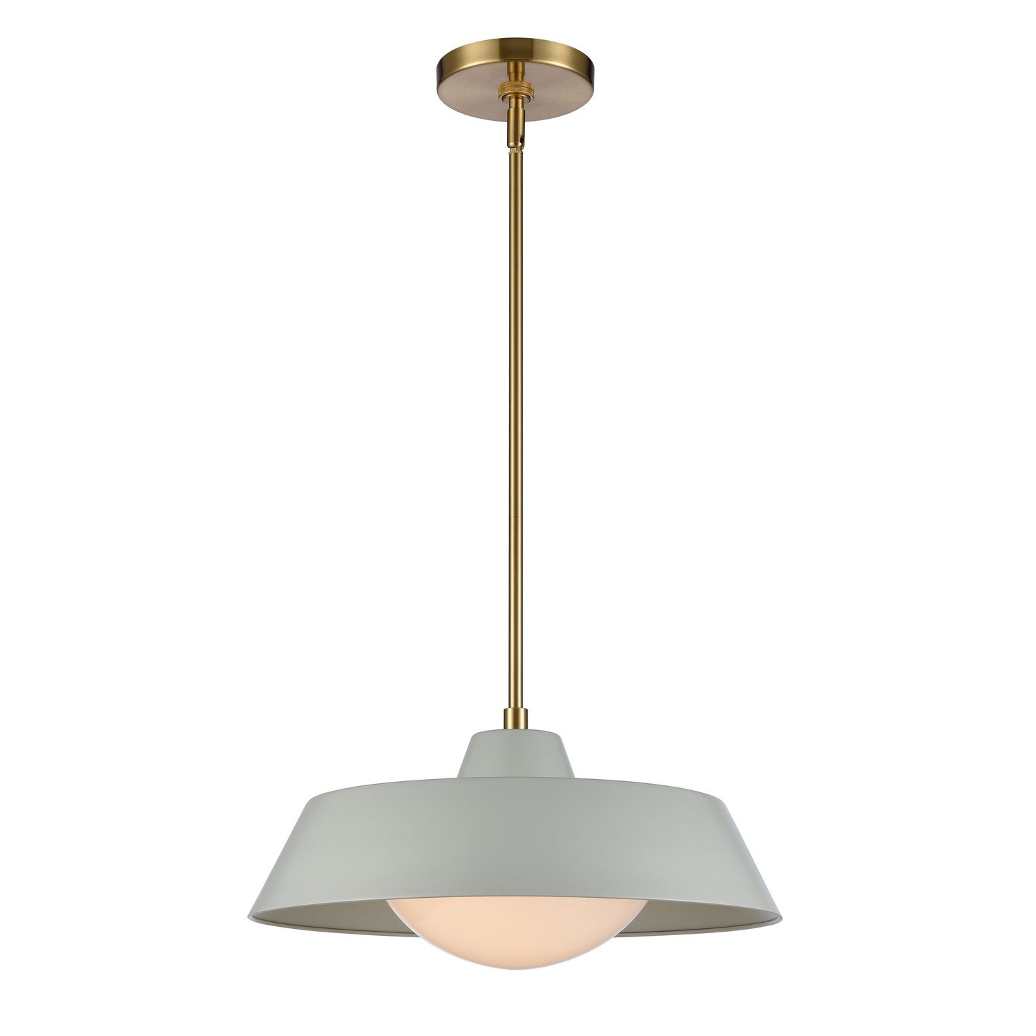 ELK Home - 69525/1 - One Light Pendant - Gilman - Satin Brass