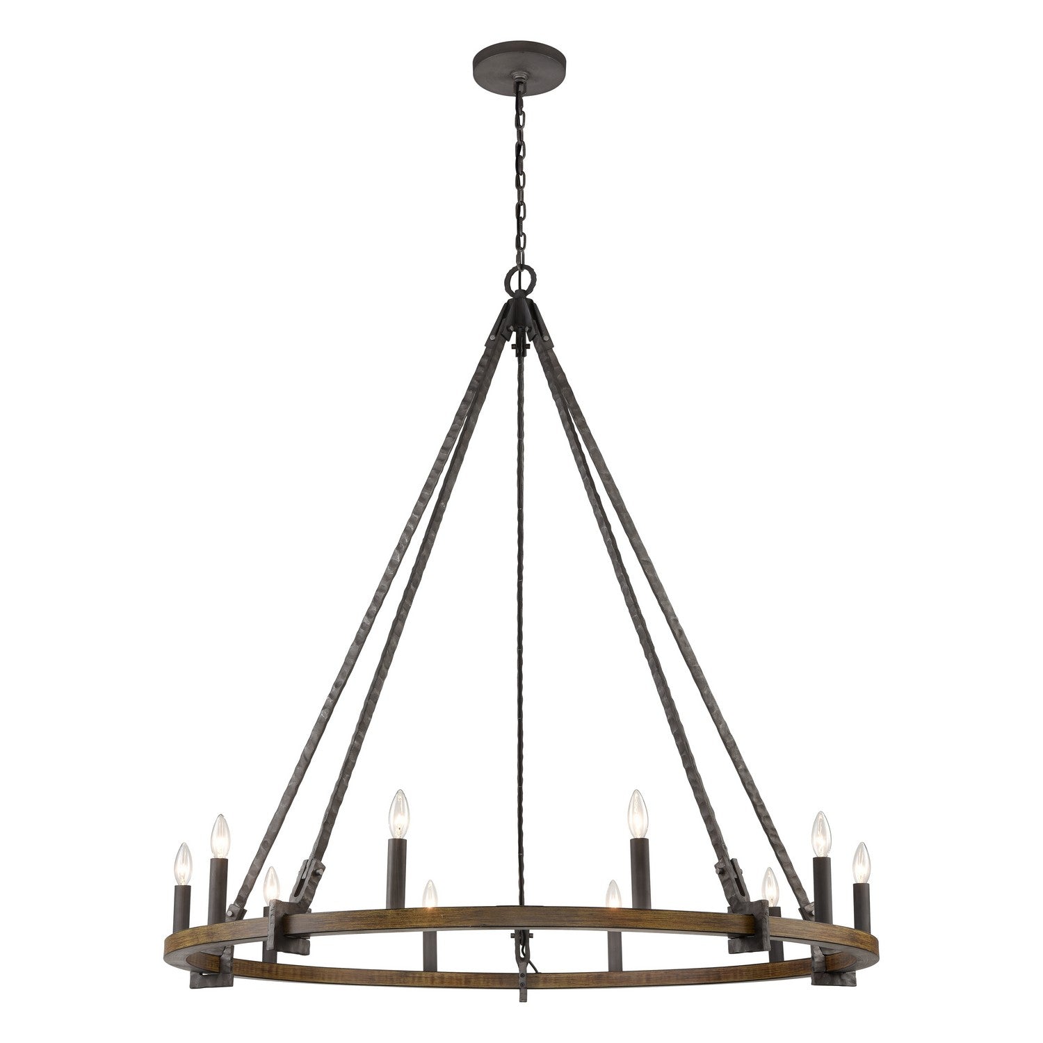 ELK Home - 82288/10 - Ten Light Chandelier - Harwell - Antique Millwood