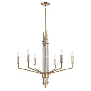 ELK Home - 82296/6 - Six Light Chandelier - Serena - Satin Brass