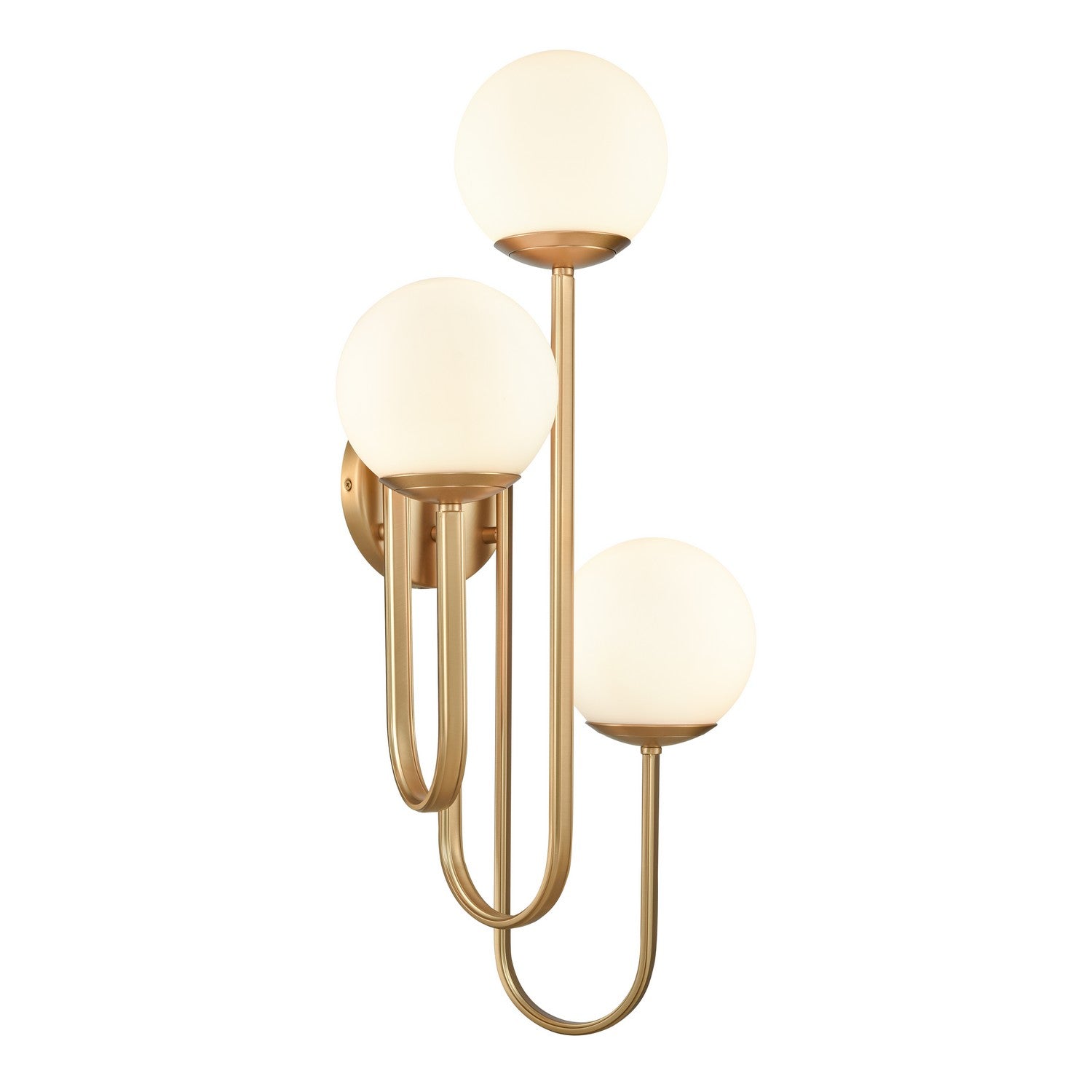 ELK Home - 89674/3 - Three Light Wall Sconce - Caroline - Brushed Gold