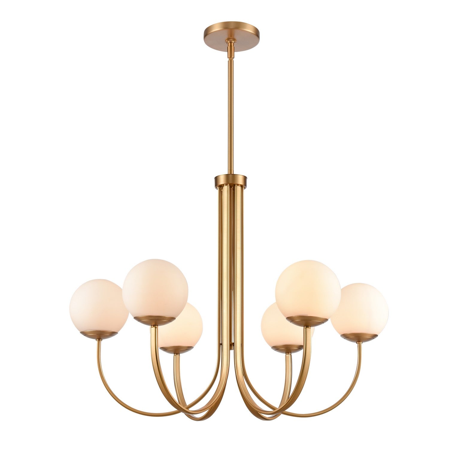 ELK Home - 89678/6 - Six Light Chandelier - Caroline - Brushed Gold