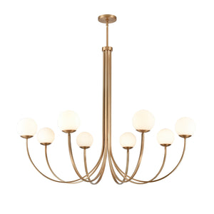 ELK Home - 89679/8 - Eight Light Chandelier - Caroline - Brushed Gold