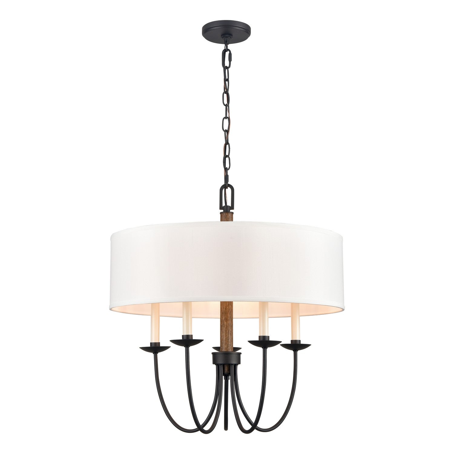 ELK Home - 89706/5 - Five Light Chandelier - Neville - Charcoal Black