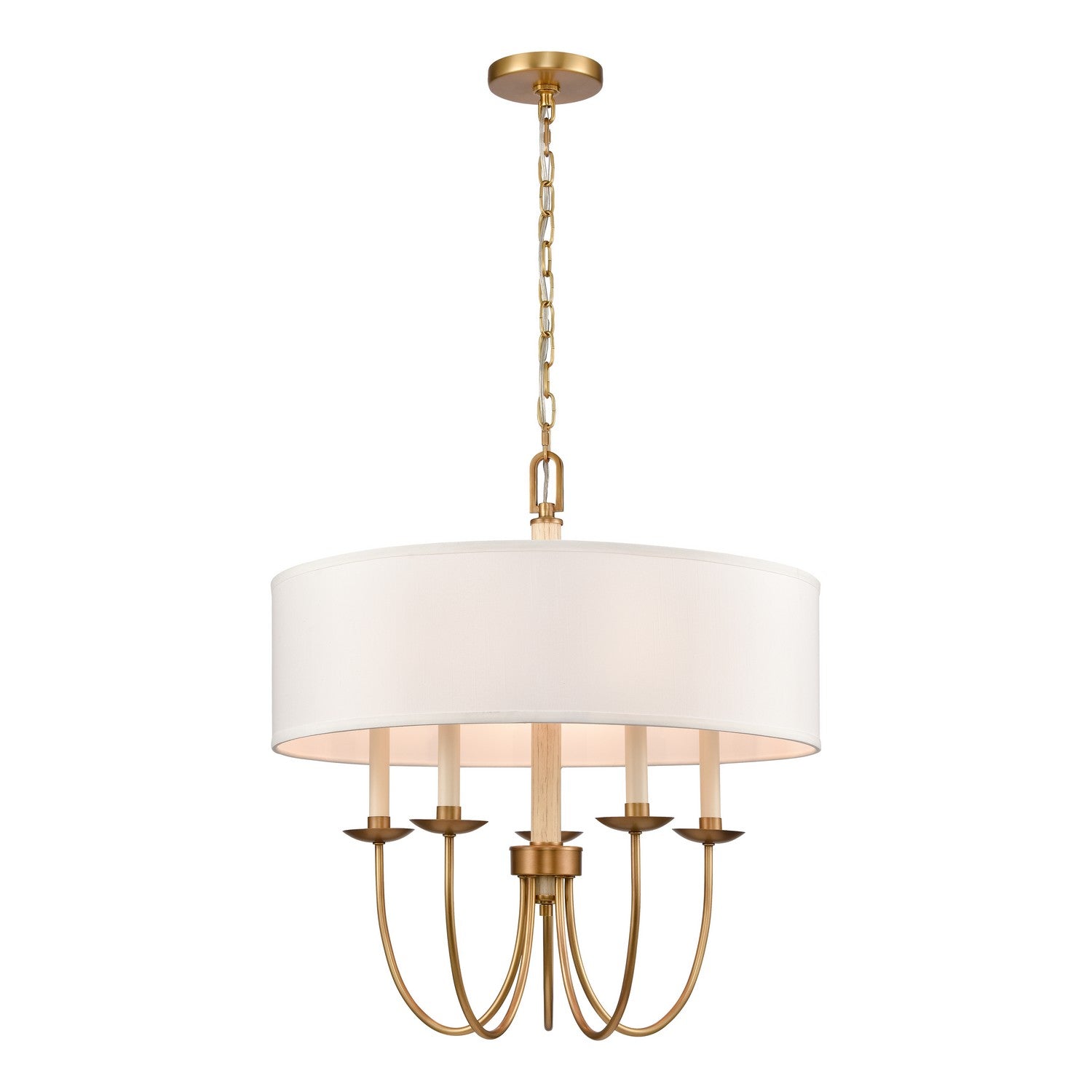 ELK Home - 89716/5 - Five Light Chandelier - Neville - Natural Brass