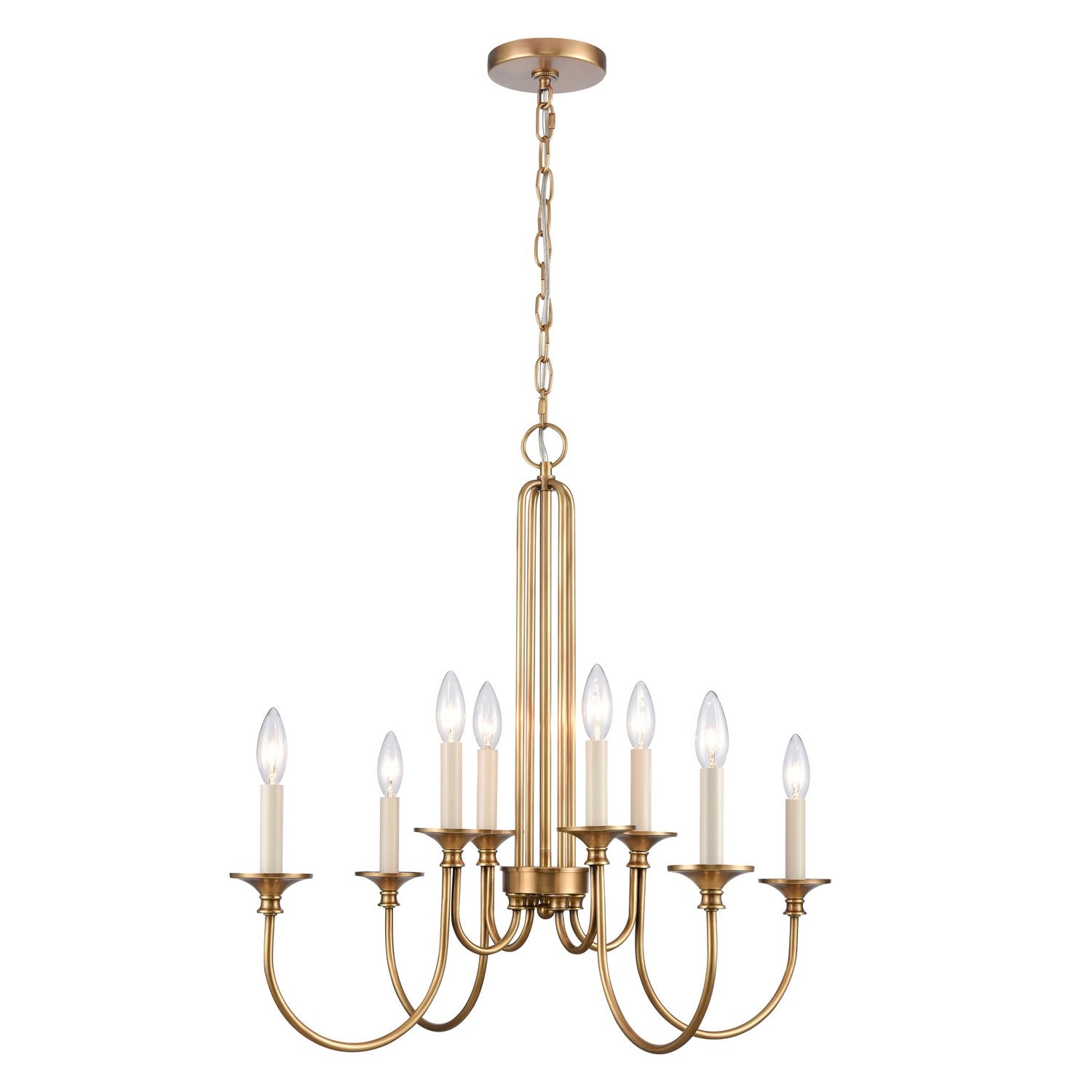 ELK Home - 89726/8 - Eight Light Chandelier - Cecil - Natural Brass