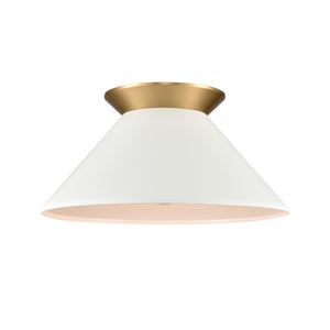 ELK Home - 89983/1 - One Light Semi Flush Mount - Cavendish - Brushed Gold