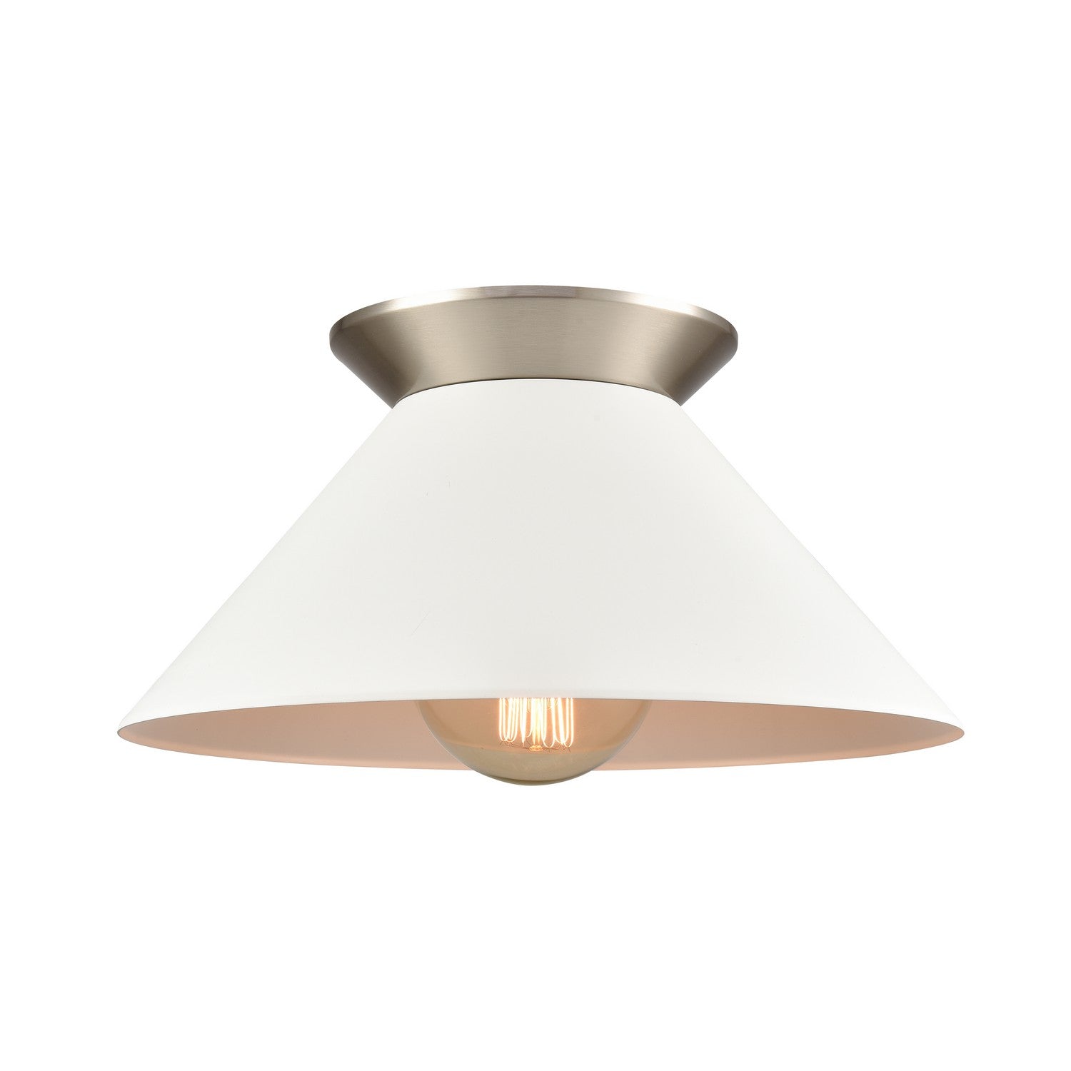 ELK Home - 89993/1 - One Light Semi Flush Mount - Cavendish - Brushed Nickel