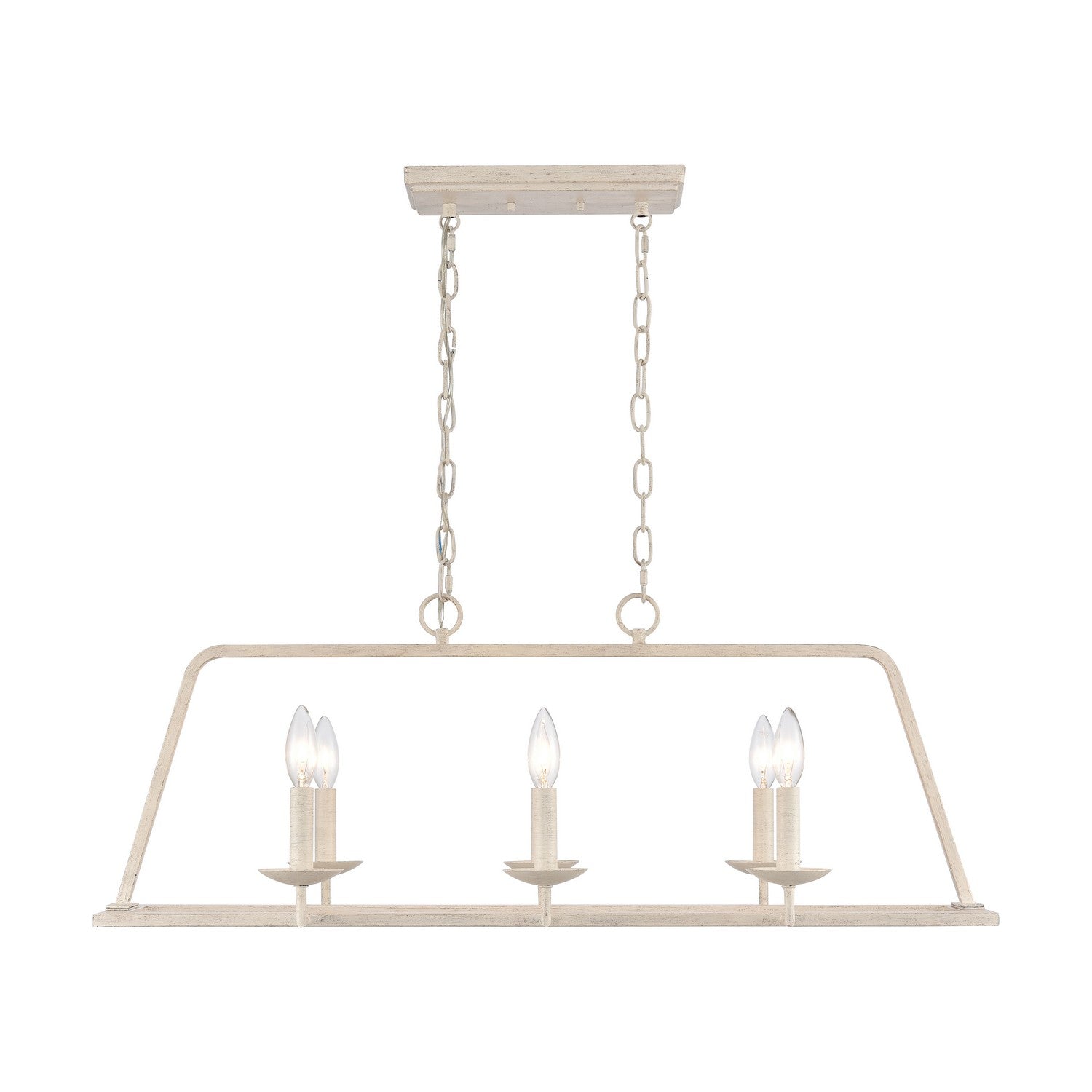 ELK Home - EC89685/6 - Six Light Linear Chandelier - Joanie - Antique White