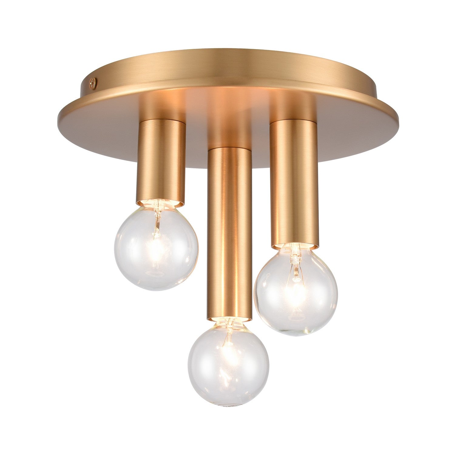 ELK Home - EC89853/3 - Three Light Flush Mount - Pepper - Brushed Gold