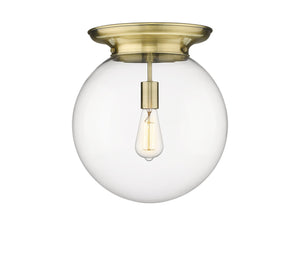 Innovations - 221-1F-AB-G202-14 - One Light Flush Mount - Essex - Antique Brass