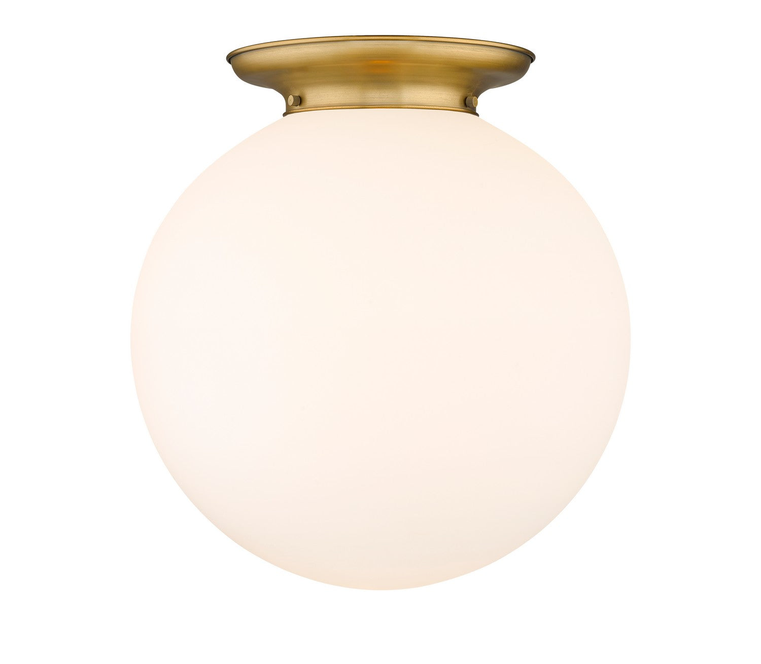 Innovations - 221-1F-BB-G201-18 - One Light Flush Mount - Essex - Brushed Brass