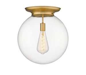 Innovations - 221-1F-BB-G202-16 - One Light Flush Mount - Essex - Brushed Brass