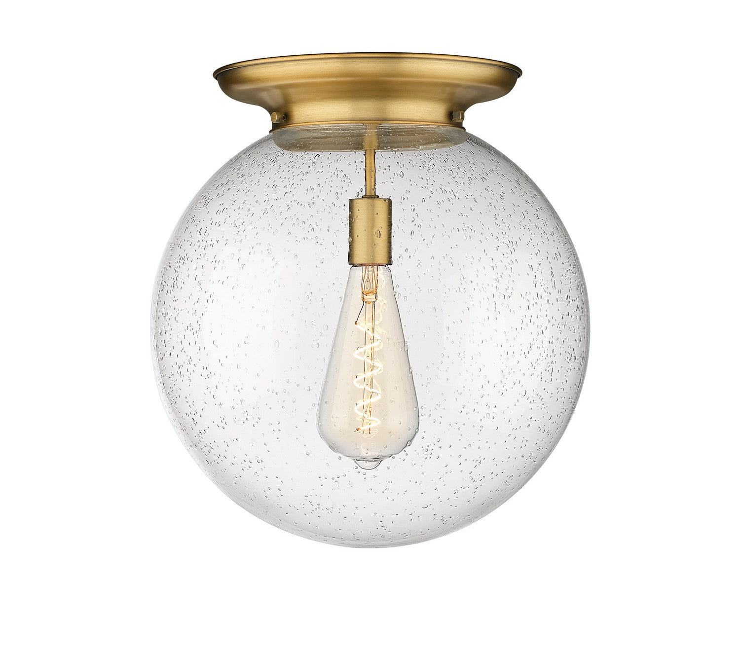 Innovations - 221-1F-BB-G204-16 - One Light Flush Mount - Essex - Brushed Brass