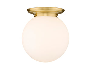 Innovations - 221-1F-SG-G201-14 - One Light Flush Mount - Essex - Satin Gold