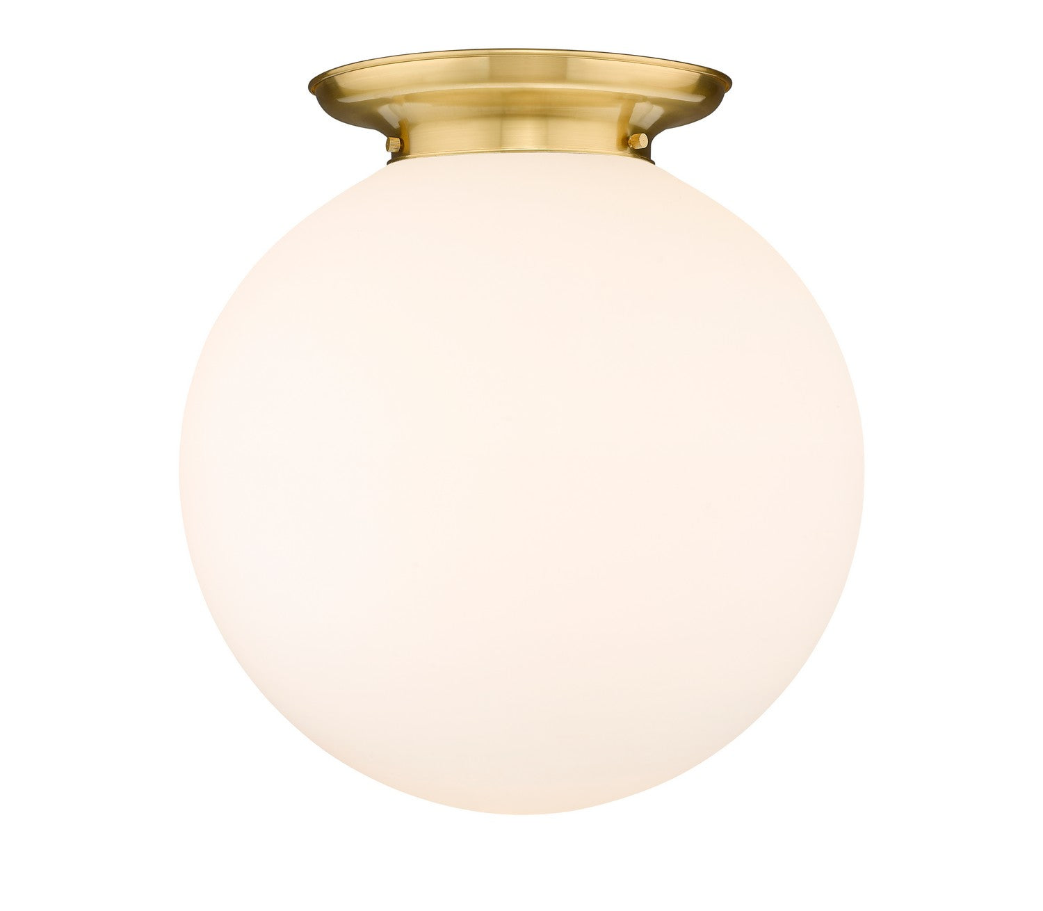 Innovations - 221-1F-SG-G201-18 - One Light Flush Mount - Essex - Satin Gold