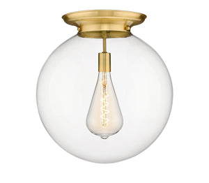 Innovations - 221-1F-SG-G202-18 - One Light Flush Mount - Essex - Satin Gold