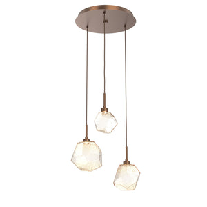 Hammerton Studio - CHB0039-03-BB-A-C01-L1 - LED Pendant - Gem - Burnished Bronze