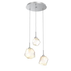 Hammerton Studio - CHB0039-03-CS-A-C01-L1 - LED Pendant - Gem - Classic Silver