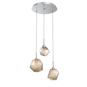 Hammerton Studio - CHB0039-03-CS-B-C01-L1 - LED Pendant - Gem - Classic Silver