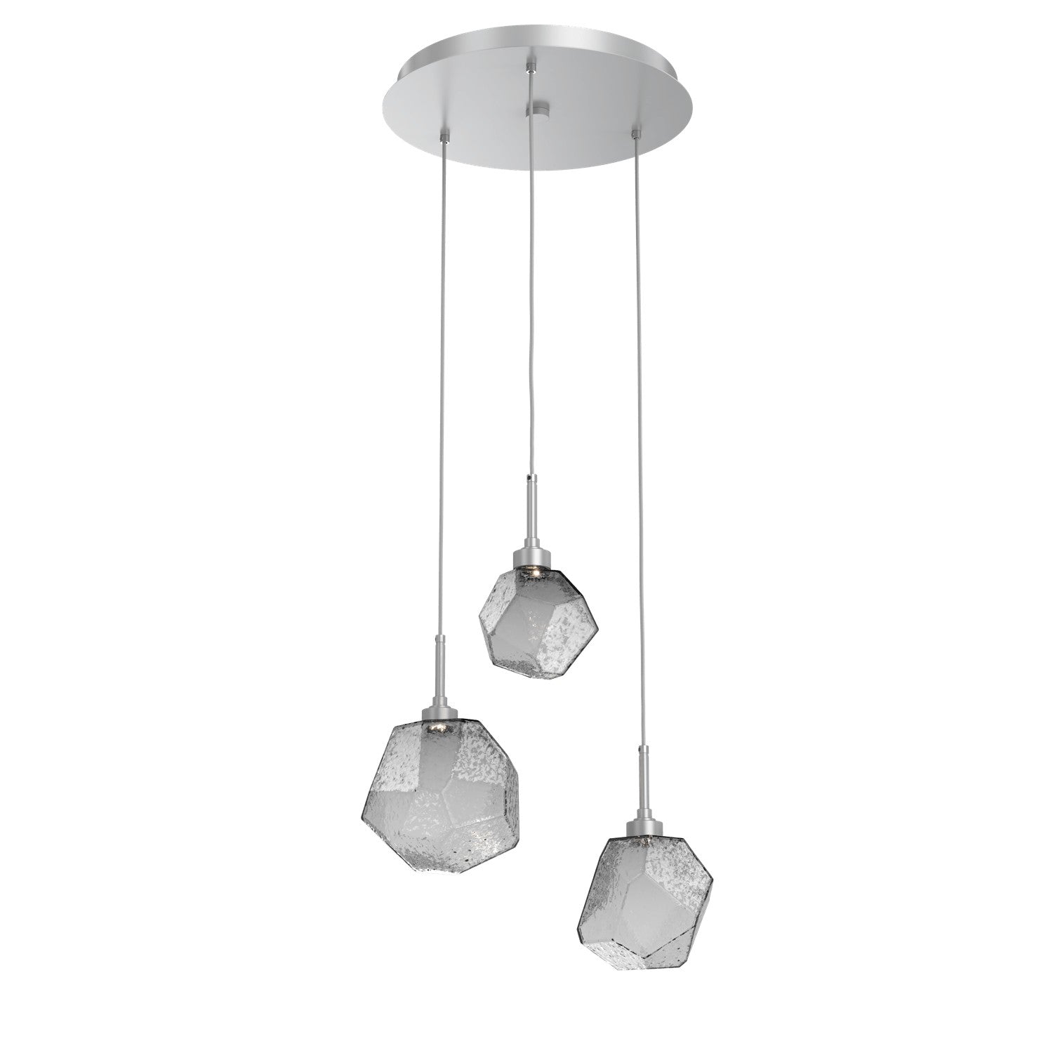 Hammerton Studio - CHB0039-03-CS-S-C01-L3 - LED Pendant - Gem - Classic Silver