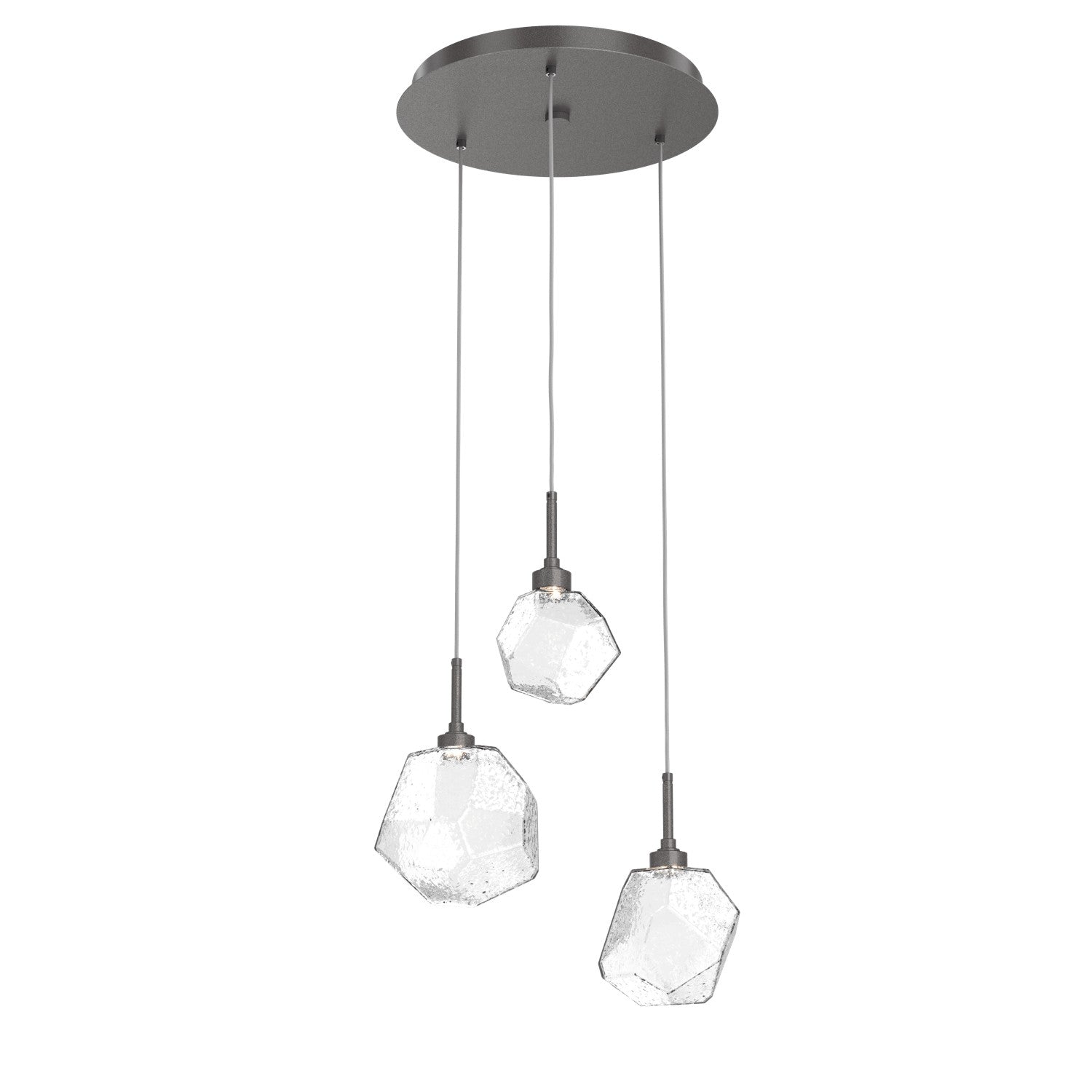 Hammerton Studio - CHB0039-03-GP-C-C01-L1 - LED Pendant - Gem - Graphite