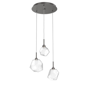 Hammerton Studio - CHB0039-03-GP-C-C01-L3 - LED Pendant - Gem - Graphite