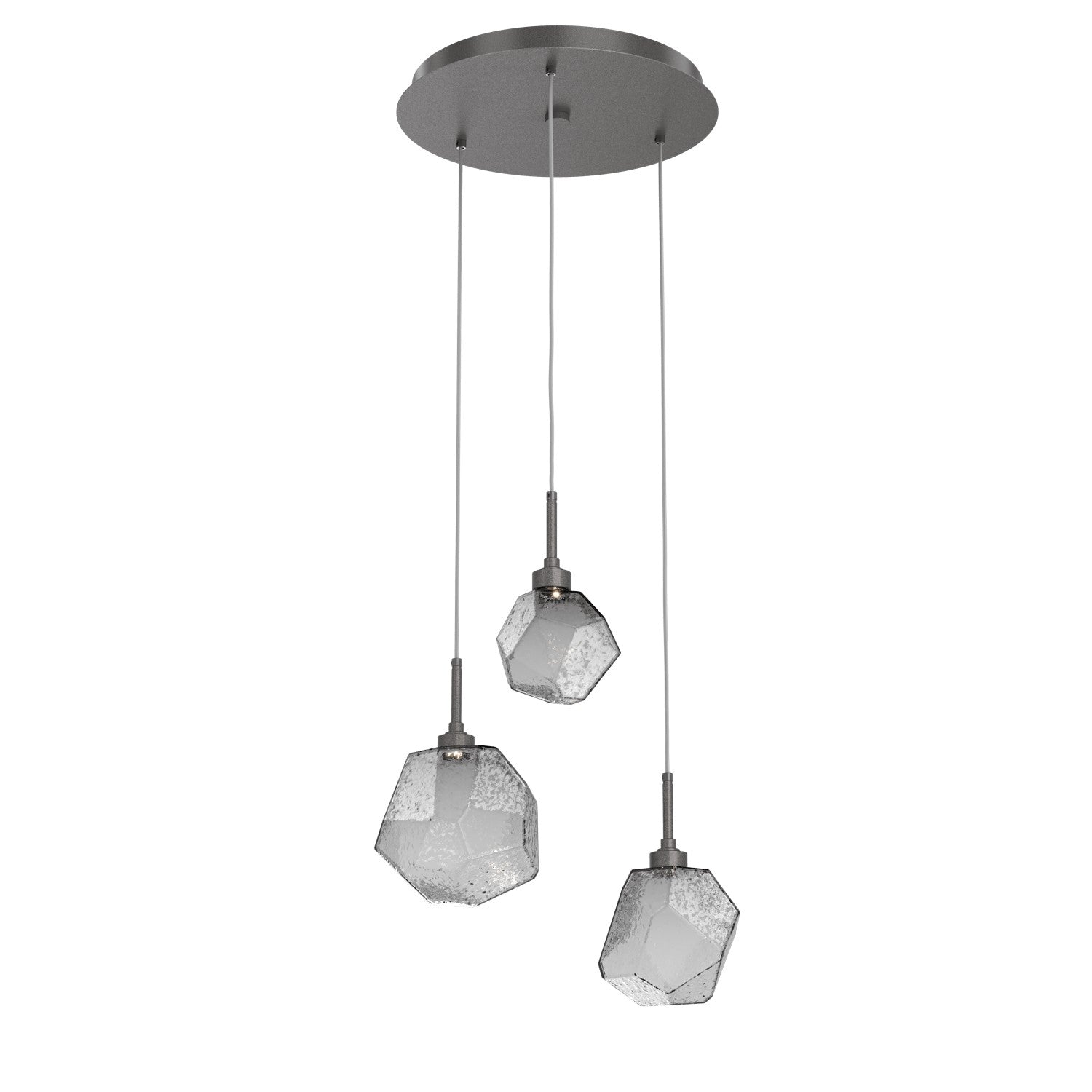 Hammerton Studio - CHB0039-03-GP-S-C01-L1 - LED Pendant - Gem - Graphite