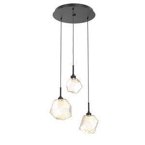 Hammerton Studio - CHB0039-03-MB-A-C01-L1 - LED Pendant - Gem - Matte Black