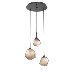 Hammerton Studio - CHB0039-03-MB-B-C01-L3 - LED Pendant - Gem - Matte Black