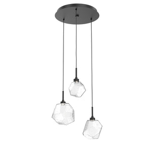 Hammerton Studio - CHB0039-03-MB-C-C01-L3 - LED Pendant - Gem - Matte Black