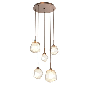 Hammerton Studio - CHB0039-05-BB-A-C01-L1 - LED Pendant - Gem - Burnished Bronze