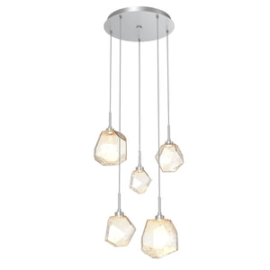 Hammerton Studio - CHB0039-05-CS-A-C01-L3 - LED Pendant - Gem - Classic Silver