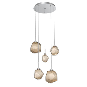 Hammerton Studio - CHB0039-05-CS-B-C01-L3 - LED Pendant - Gem - Classic Silver