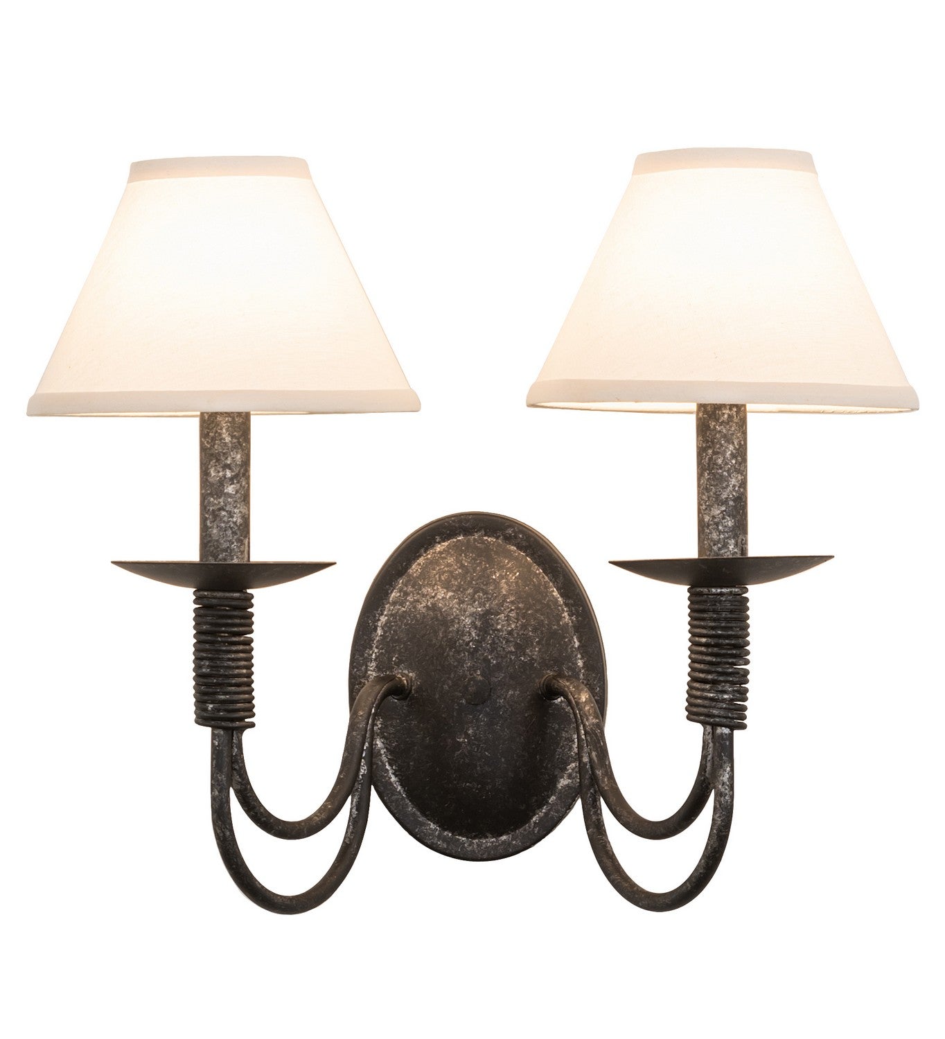 Meyda Tiffany - 119083 - Two Light Wall Sconce - Bell - Smoke