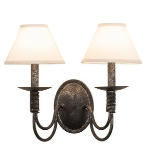 Meyda Tiffany - 119083 - Two Light Wall Sconce - Bell - Smoke