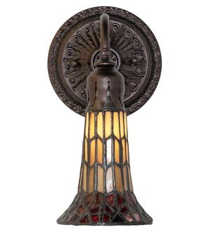 Meyda Tiffany - 251865 - One Light Wall Sconce - Stained Glass Pond Lily - Mahogany Bronze