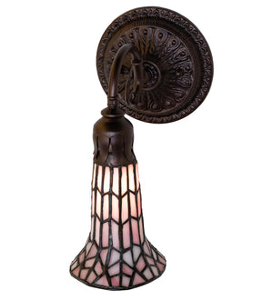 Meyda Tiffany - 251870 - One Light Wall Sconce - Stained Glass Pond Lily - Mahogany Bronze