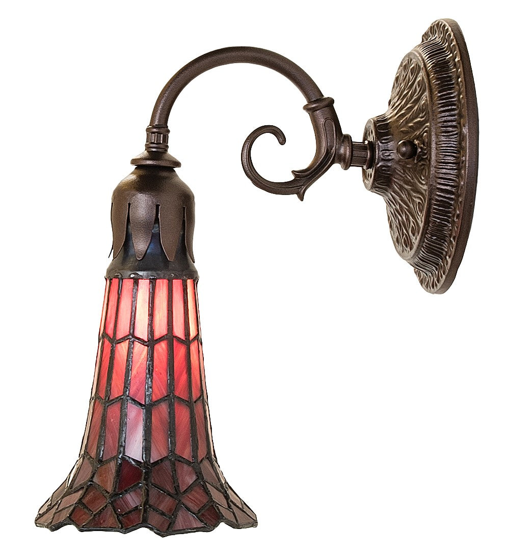 Meyda Tiffany - 251872 - One Light Wall Sconce - Stained Glass Pond Lily - Mahogany Bronze