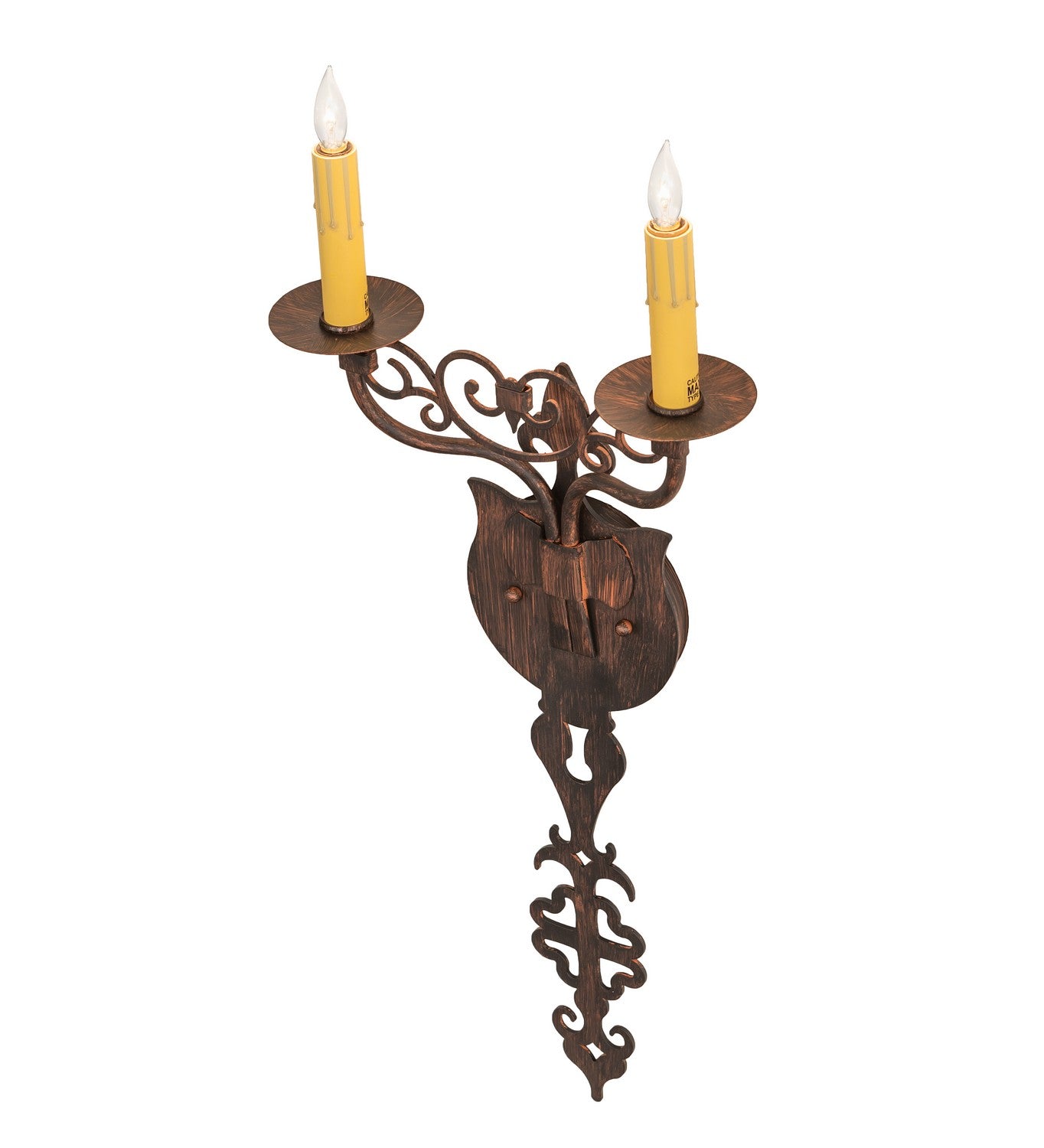 Meyda Tiffany - 255157 - Two Light Wall Sconce - Merano - Cimarron Bronze