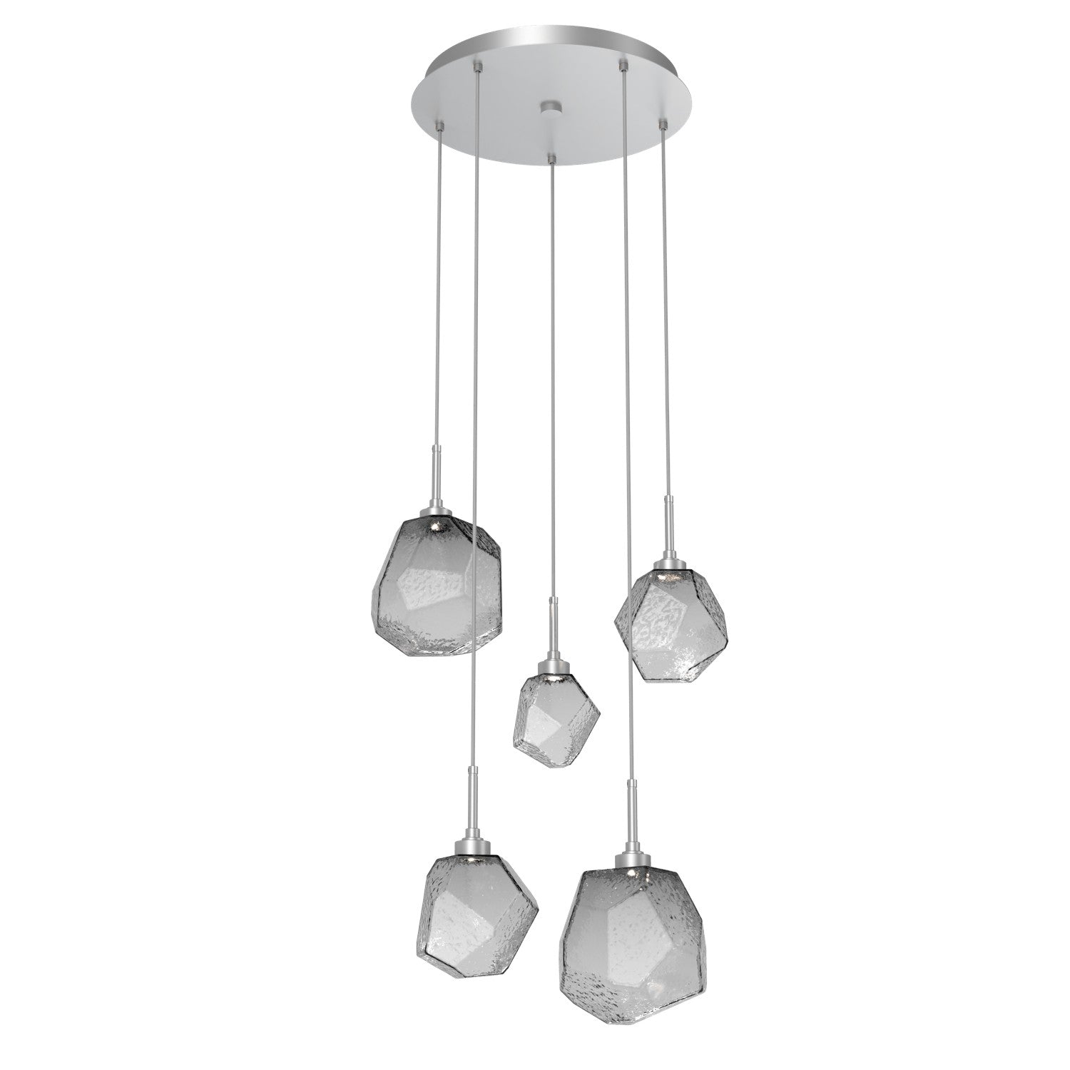 Hammerton Studio - CHB0039-05-CS-S-C01-L3 - LED Pendant - Gem - Classic Silver