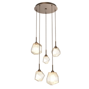 Hammerton Studio - CHB0039-05-FB-A-C01-L1 - LED Pendant - Gem - Flat Bronze