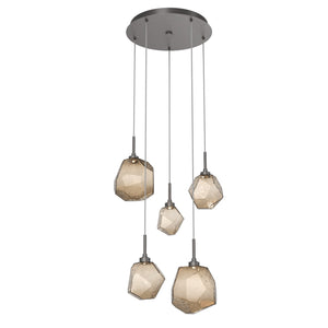 Hammerton Studio - CHB0039-05-GP-B-C01-L1 - LED Pendant - Gem - Graphite