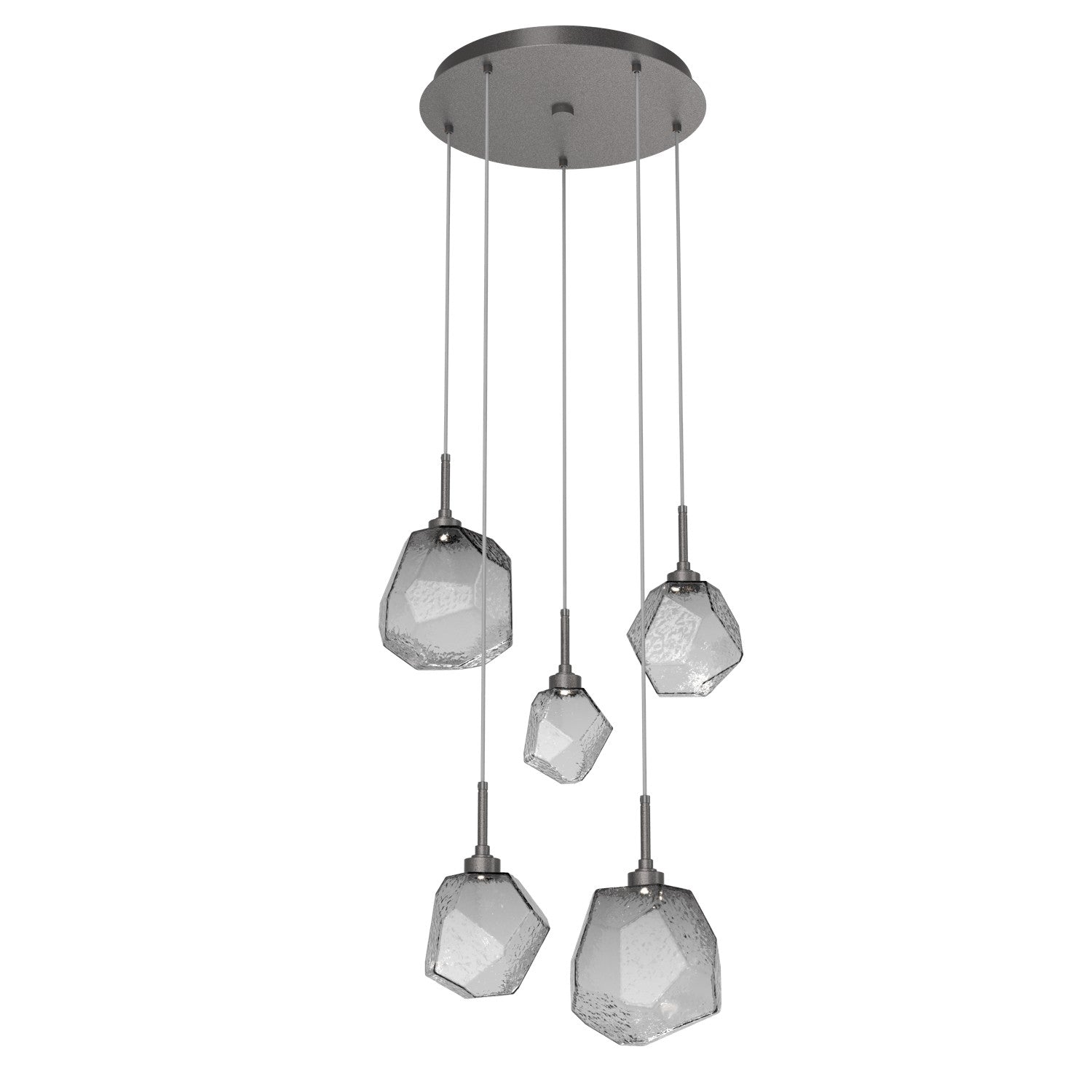 Hammerton Studio - CHB0039-05-GP-S-C01-L3 - LED Pendant - Gem - Graphite