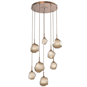 Hammerton Studio - CHB0039-08-BB-B-C01-L1 - LED Pendant - Gem - Burnished Bronze