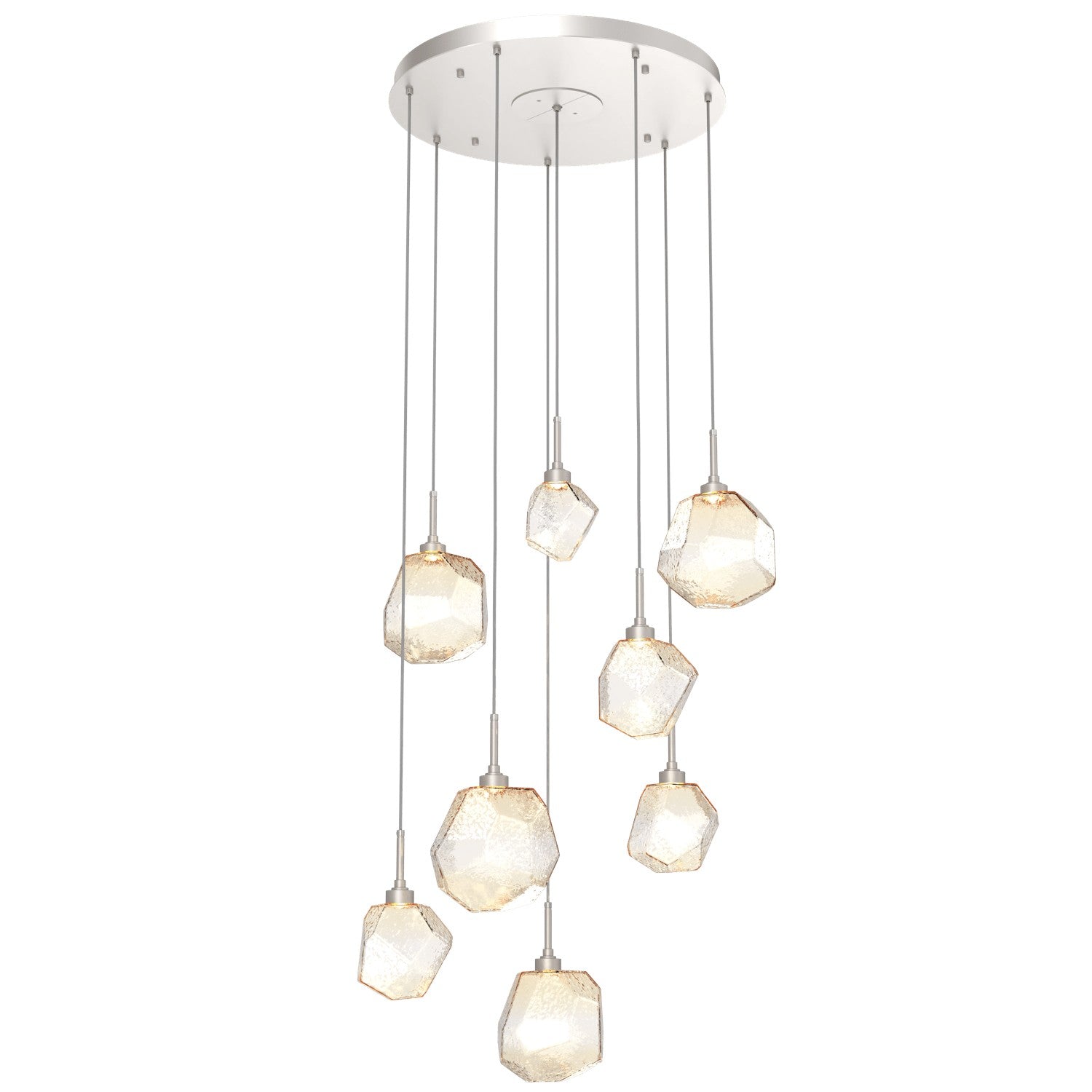 Hammerton Studio - CHB0039-08-BS-A-C01-L1 - LED Pendant - Gem - Beige Silver