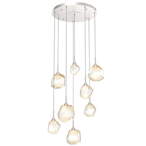 Hammerton Studio - CHB0039-08-BS-A-C01-L1 - LED Pendant - Gem - Beige Silver